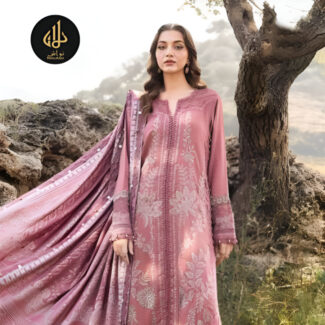 3PC UNSTITHCED VISCOSE WITH COTTON DUPATTA