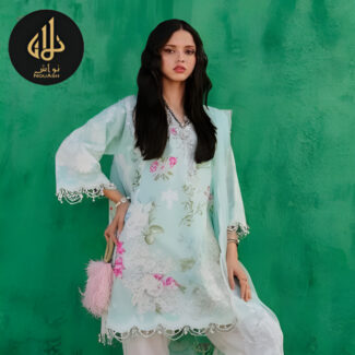 3PC UNSTITCHED LAWN WITH CHIFFON DUPATTA