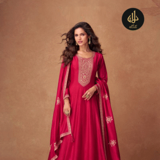 3PC STITCHED DESIGNER WEAR SILK