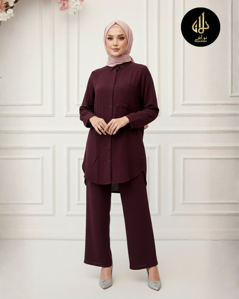 SIMPLE POCKET MAROON