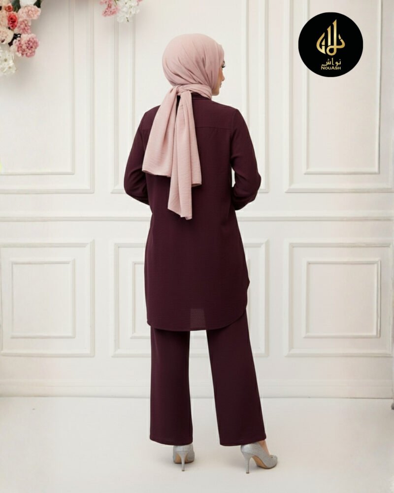 SIMPLE POCKET MAROON BACK